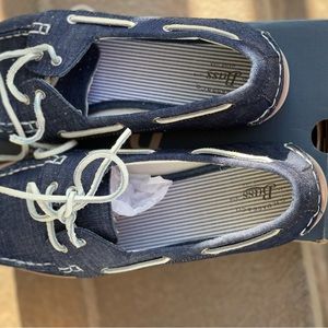 Bass - Anchor Denim boat shoes